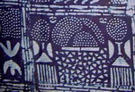 Traditional Indigo Dyed carpet